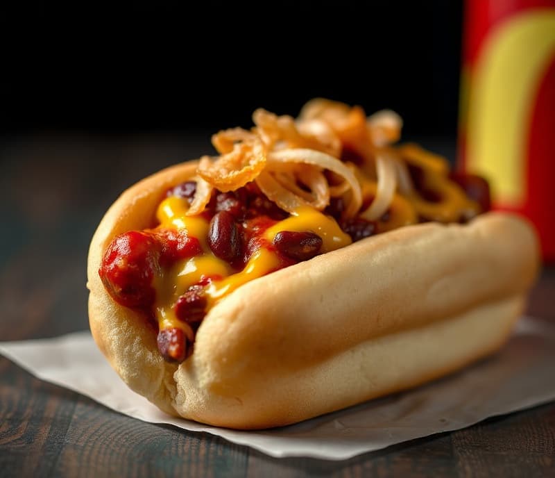 Chili-Cheese Hot Dog